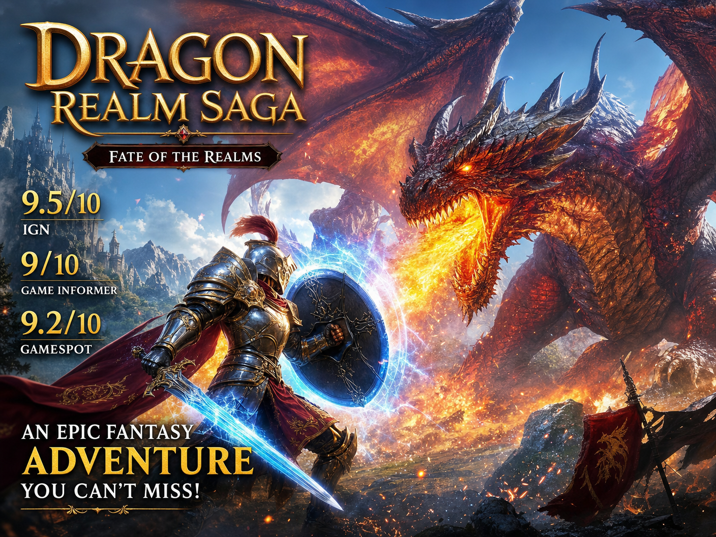 Dragon Realm Saga game artwork