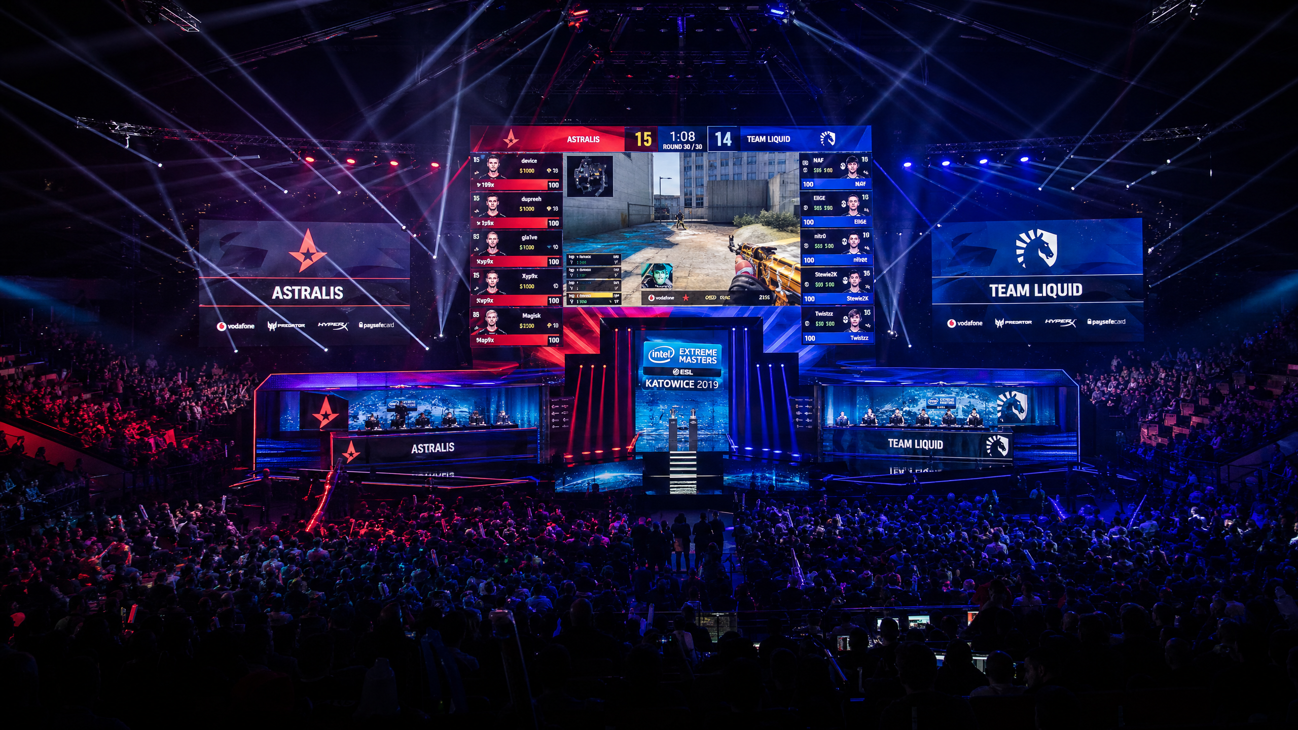 Esports championship arena